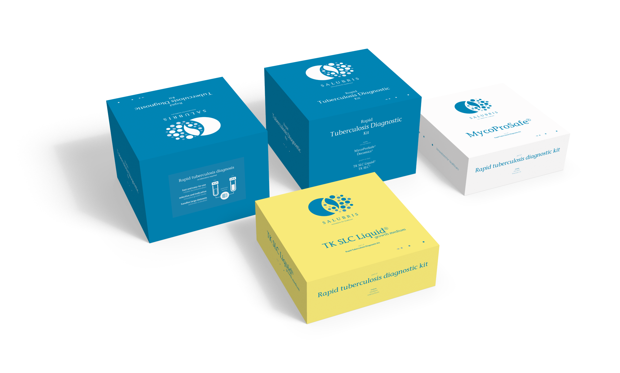 Salubris packaging- innovations for healthcare - Identiteit Too Many Words | Infographics & identiteit te Utrecht